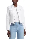 Ag Robyn Buttoned Denim Jacket In White