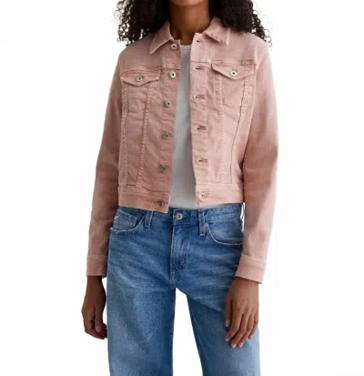 Ag Robyn Jean Jacket In Sulfur Apricot In Multi