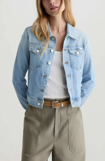 Ag Robyn Stretch Denim Jacket In Blue