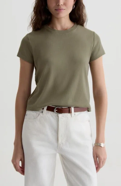 Ag Sadie Crop T-shirt In Green