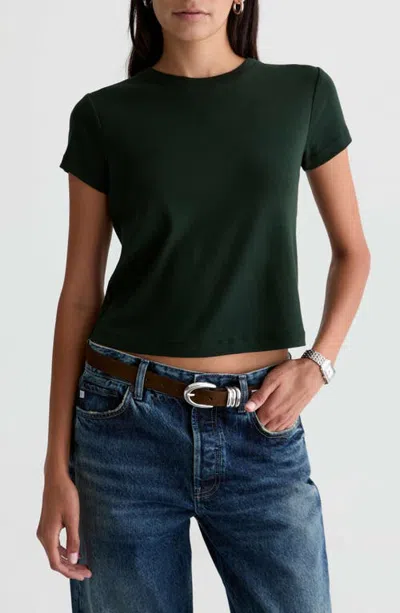Ag Sadie Crop T-shirt In Green