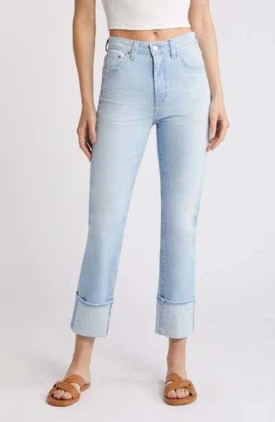 Ag Saige Ankle Straight Leg Jeans In 24 Years Sunkissed