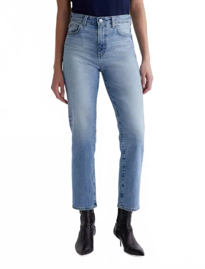 Ag Saige Crop Jeans In 22 Years Whisper In Blue