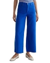 Ag Jeans Saige Wide Leg Crop In Electric Blue