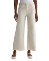 Ag Saige High Rise Cropped Wide Leg Jeans In Opal Stone In Opal Stone