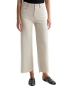 Ag Saige Mid Rise Ankle Wide Leg Jeans In Sulfur Desert Rock