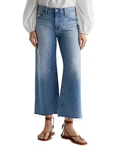 Ag Saige High Rise Wide Leg Cropped Jeans In 22 Years