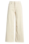 Ag Saige Mid Rise Ankle Wide Leg Jeans In Sulfur Desert Rock