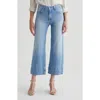 Ag Saige Mid Rise Wide Leg Crop Jean In Dana Point In Dana Point