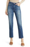 Ag High-rise Straight-leg Jeans In 14 Years Metaphor
