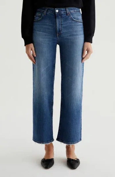 AG AG SAIGE MID RISE ANKLE WIDE LEG JEANS