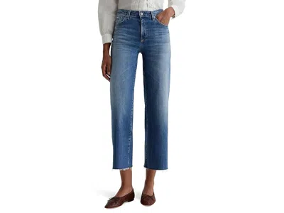 Ag Saige Mid Rise Wide Leg In 16 Years Postcard In Blue
