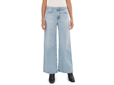 Ag Saige Mid-rise Wide Leg In Blue