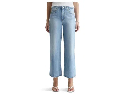 Ag Saige Mid-rise Wide Leg Crop In Kings River In Multi