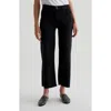 Ag Saige Raw Hem Crop Wide Leg Jeans