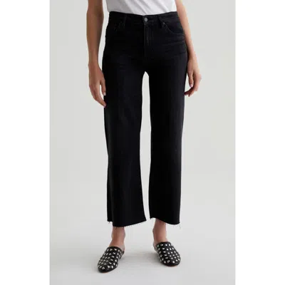 AG AG SAIGE RAW HEM CROP WIDE LEG JEANS