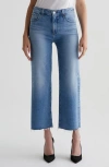 Ag Saige Raw Hem High Waist Ankle Wide Leg Jeans In 18 Years Oslo