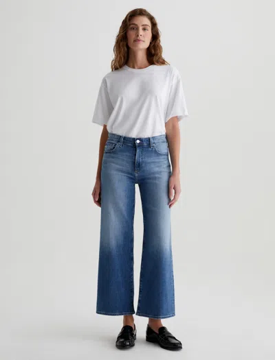 Ag Saige Wide Leg Crop In Bell Canyon