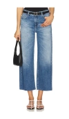 Ag Saige Wide Leg Crop Jeans 16 Years Postcard In Blue