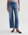 Ag Saige Wide Leg Crop Jean In 17 Years Wilshire In Multi