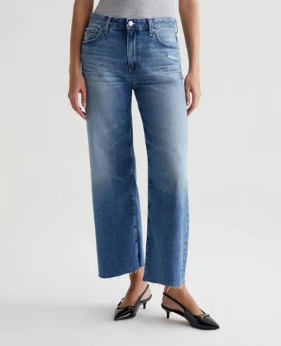 Ag Saige Wide Leg Crop Jean In 17 Years Wilshire In Multi