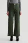 AG SAIGE WIDE LEG CROP JEAN IN DARK THYME