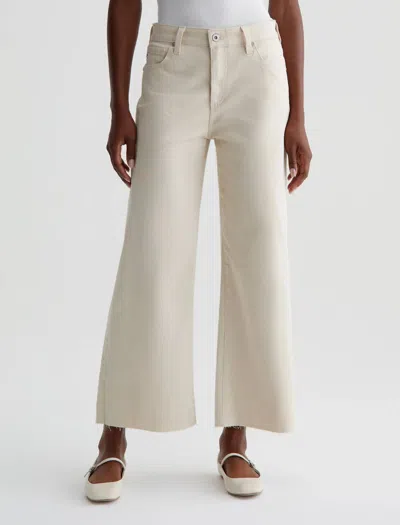 Ag Saige Wide Leg Crop Jean In Opal Stone In Multi