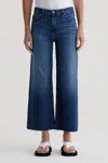 Ag Saige Wide Leg Crop Jean In Plume In Multi