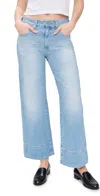Ag Saige Mid Rise Wide Leg Crop Jean In Dana Point In Dana Point