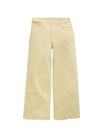 Ag Saige Wide-leg Crop Jeans In Neutral