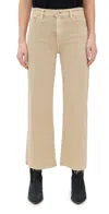 Ag Saige Wide Leg Crop Jeans Sulfur Pumice In Sulfur Pumice
