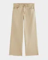 Ag Hattie Raw Hem High Waist Crop Barrel Jeans In Sulfur Pumice