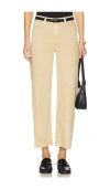 Ag Saige Wide Leg Crop Jeans Sulfur Pumice In Sulfur Pumice