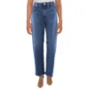 Ag Saige Womens Distressed Denim Straight Leg Jeans