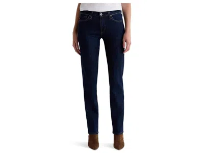 Ag Sandra Low Rise Slim Straight In Modern Indigo In Blue