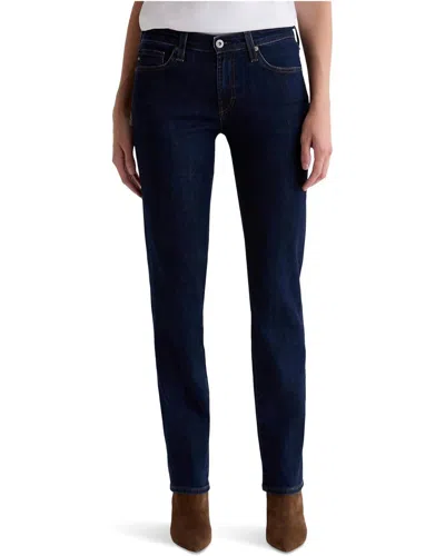Ag Sandra Low Rise Slim Straight Jean In Modern Indigo In Blue