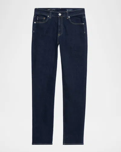 Ag Sandra Low-rise Slim Straight Jeans In Blue