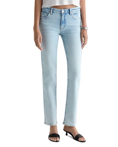 Ag Sandra Low Rise Straight Jeans In Harvest In Blue
