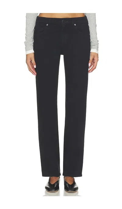 Ag Sandra Straight Leg Jeans In Super Black