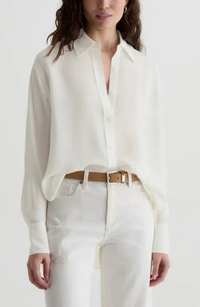 Ag Sawtelle Button-up Shirt In White