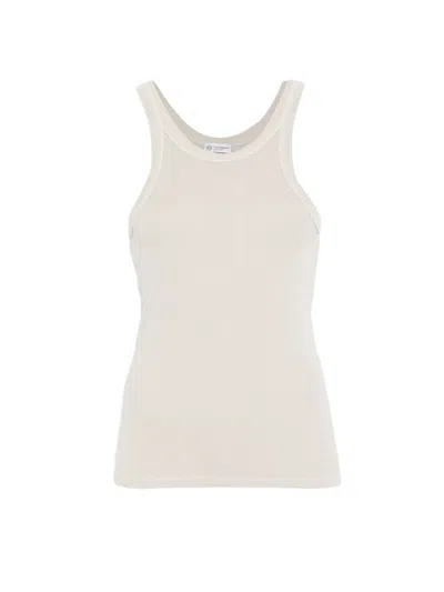 Ag Sleeveless Tank Top In White