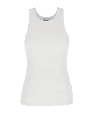 Ag Sleeveless Vest In White