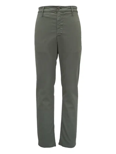 Ag Slim-cut Trousers In Green