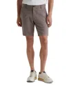 Ag Slim Fit Linen Shorts In Grey