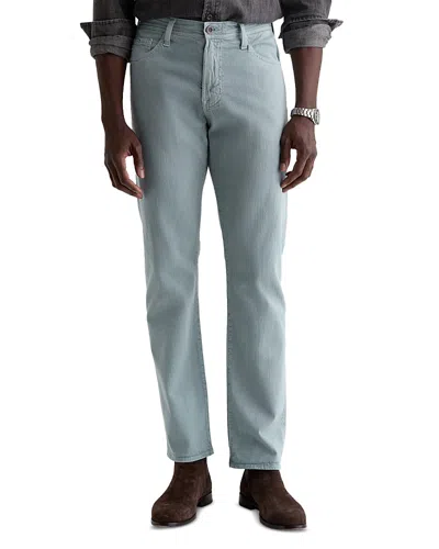 Ag Slim Straight 32 Jeans In Sulfur Smoky Sapphire In Blue