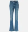 Ag Mid-rise Bootcut Jeans In Blue