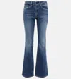 Ag Farrah Raw Hem Crop Bootcut Jeans In Lola