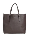 A.g. Spalding & Bros. 520 Fifth Avenue  New York A. G. Spalding & Bros. 520 Fifth Avenue New York Woman Handbag Dark Brown Size - Soft Leather In Brown