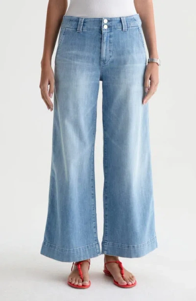 Ag Stella Ankle Wide Leg Trouser Jeans In Blue