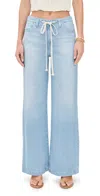 Ag Stella Cinched Low Slung Palazzo In Serendipity